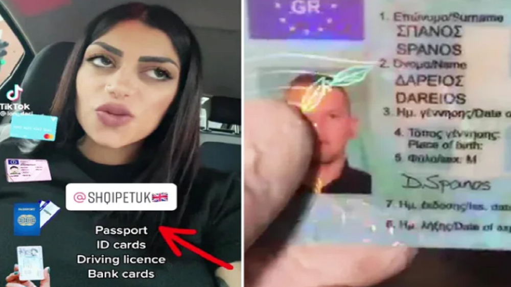 The Sun: Blogerja shqiptare reklamon pasaporta false n&euml; Tik Tok