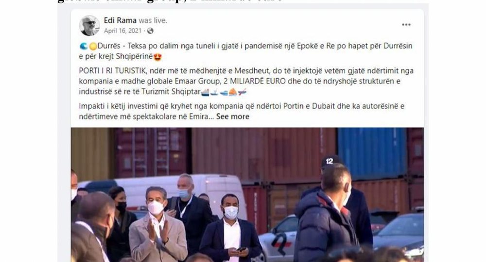 Porti i Albaarit/ Rama shan kund&euml;rshtar&euml;t, por s'jep as shifra,