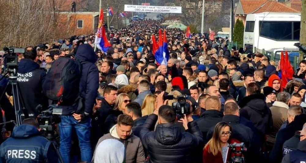 Mbyllet pa incidente protesta e serb&euml;ve n&euml; Rudar