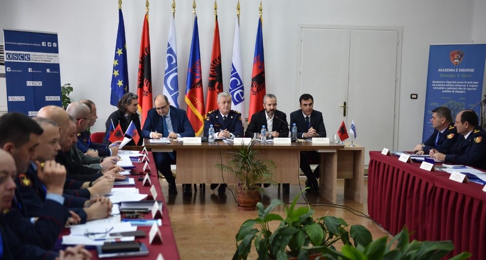 OSBE nis trajnimin e Policis&euml; s&euml; Shtetit p&euml;r zgjedhjet lokale