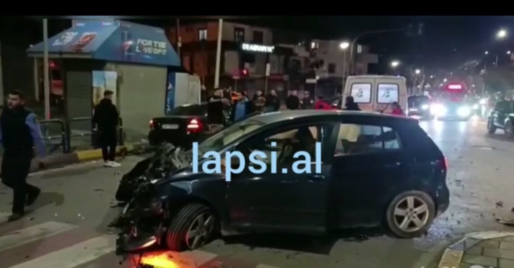 PAMJET/ Aksident i r&euml;nd&euml; n&euml; Tiran&euml;, 5 t&euml; plagosur