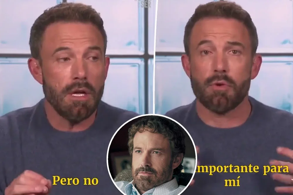 Ben Affleck b&euml;het viral pas intervist&euml;s n&euml; spanjisht