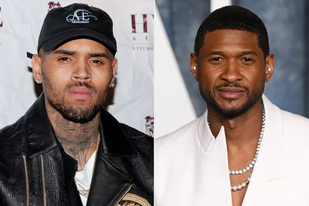 Chris Brown dhe Usher, s&euml; bashku n&euml; sken&euml; pas debatit mes tyre