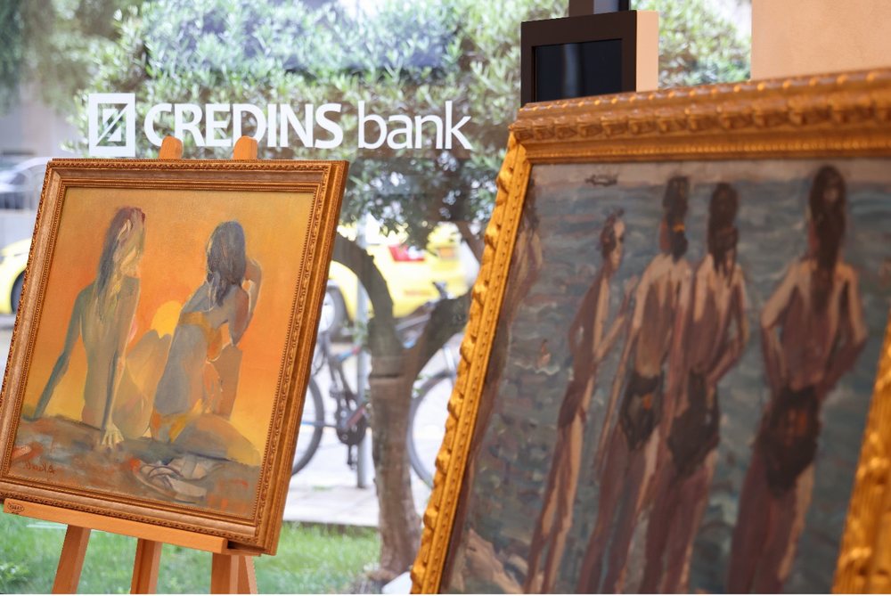 Credins bank, &ccedil;el ekspozit&euml;n &ldquo;Arti n&euml; rrug&euml;timin