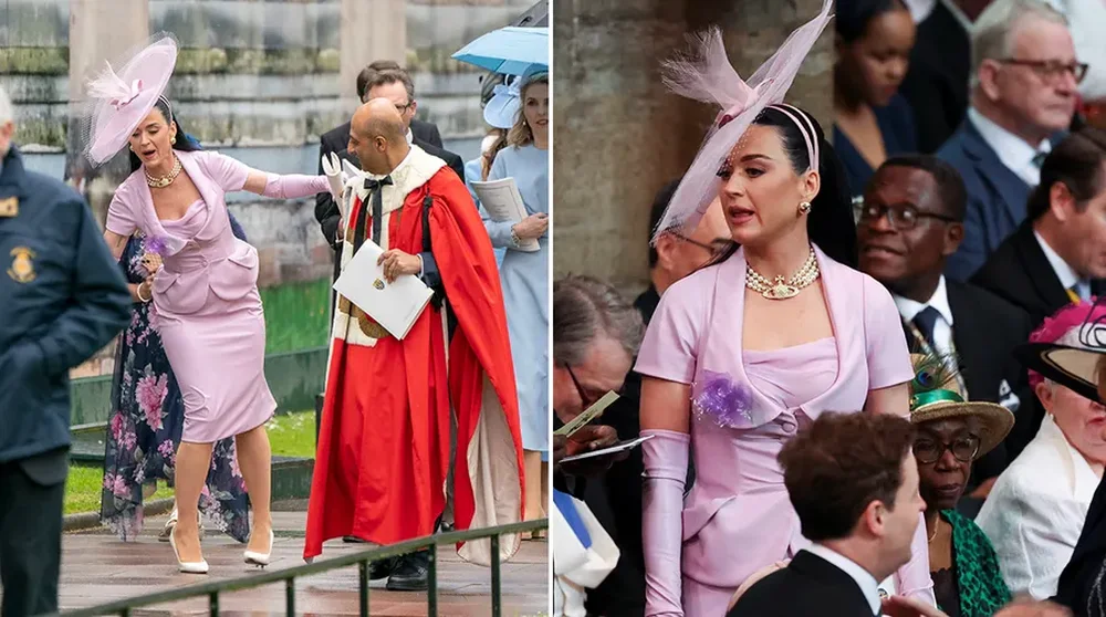 Katy Perry reagon pas videos virale n&euml; kuror&euml;zimin e Mbretit Charles