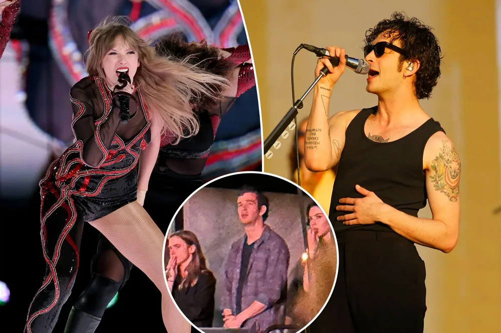 Matty Healy shfaqet n&euml; koncertin e Swift pas aludimeve p&euml;r