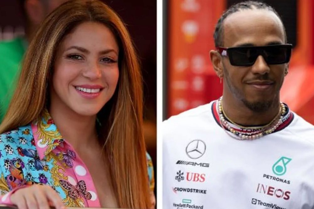 Dhurata e Lewis Hamilton p&euml;r Shakira