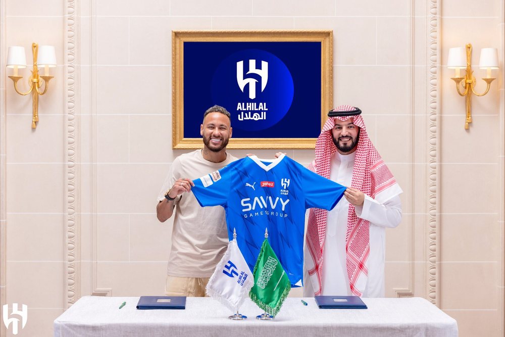 "Jam nj&euml; Hilali": Neymar prezantohet n&euml; Arabi, Al Khelaifi: