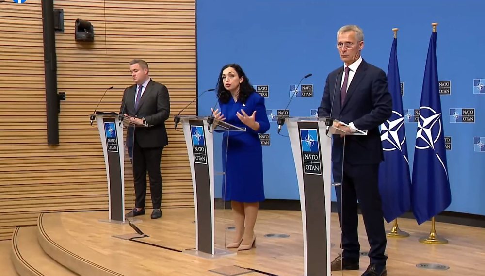 Vjosa Osmani n&euml; selin&euml; e NATO-s: Kosova po p&euml;rjeton