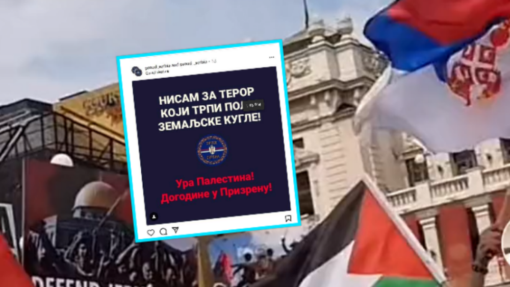 Serb&euml;t ekzaltohen me terrorist&euml;t e Hamas: N&rsquo;mot shihemi n&euml;
