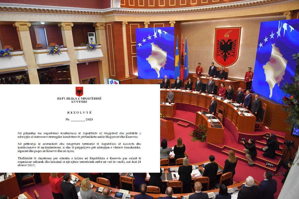 Zbardhet rezoluta e p&euml;rbashk&euml;t PS-PD p&euml;r Kosov&euml;n