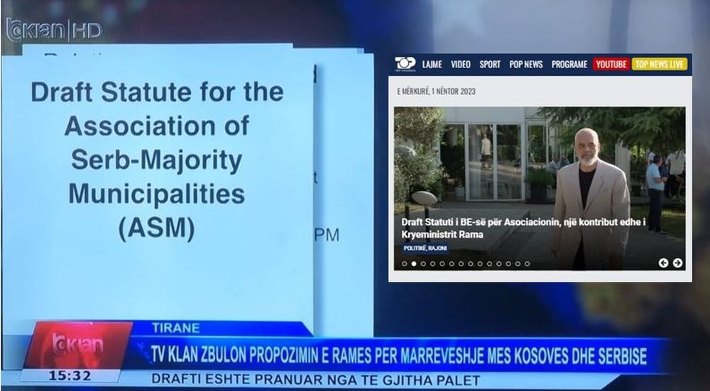 Si i nxori Rama bllof mediat q&euml; trumbetuan suksesin e tij me asocacionin