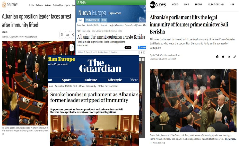 &ldquo;Arrestimi&rdquo; i Berish&euml;s jehon&euml; n&euml; mediat e huaja: