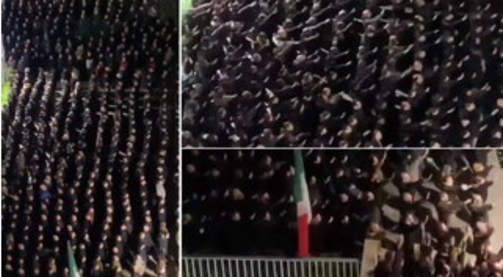 Turma nderon si fashist&euml;t/ Plas skandali n&euml; Itali (VIDEO)