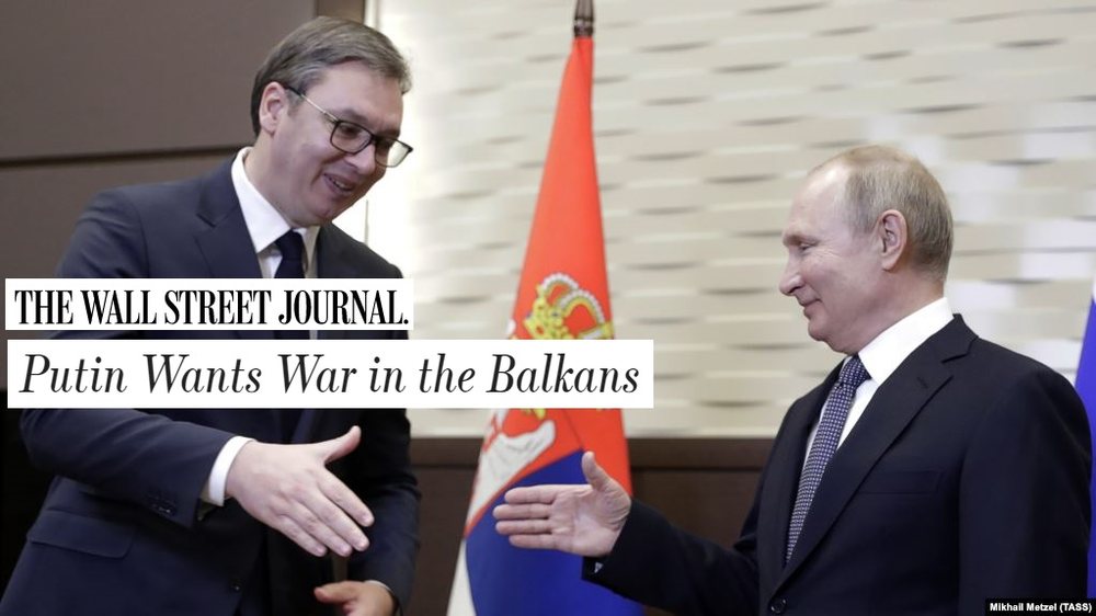 &ldquo;Wall Street Journal&rdquo;: Putini d&euml;shiron luft&euml; n&euml;