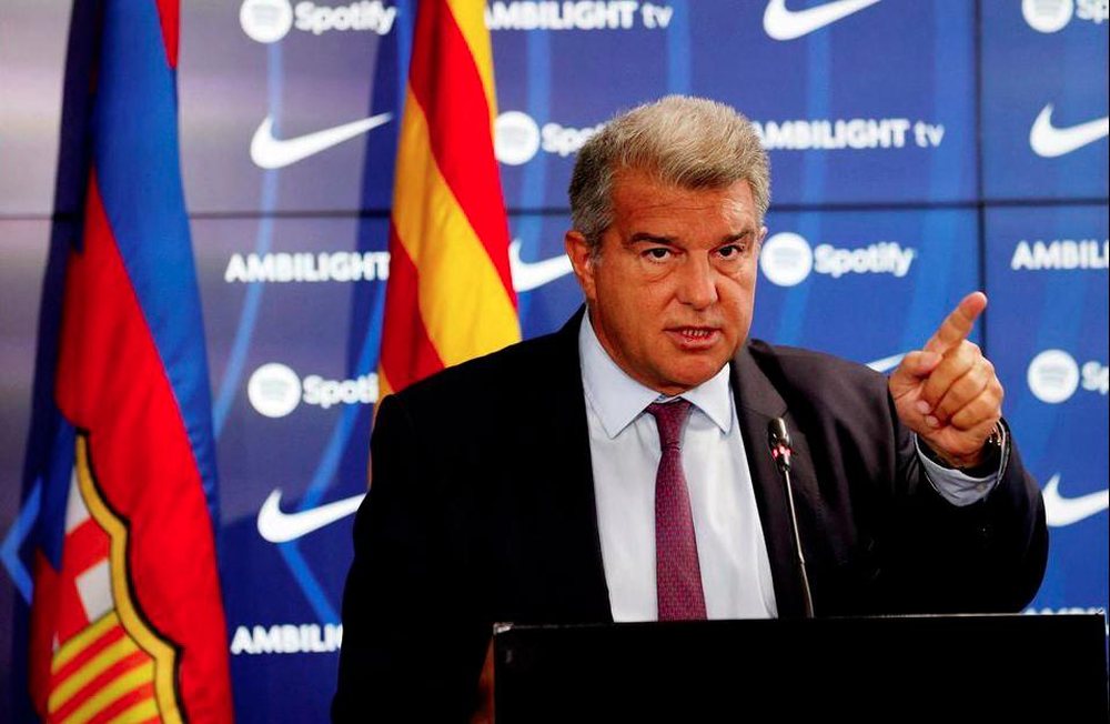 Laporta trondit UEFA-n, nga 2025 nis Super League: "N&euml;se do nisnim dy