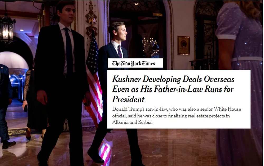 NYT: Kush q&euml;ndron pas investimit t&euml; dh&euml;ndrit t&euml; Trump