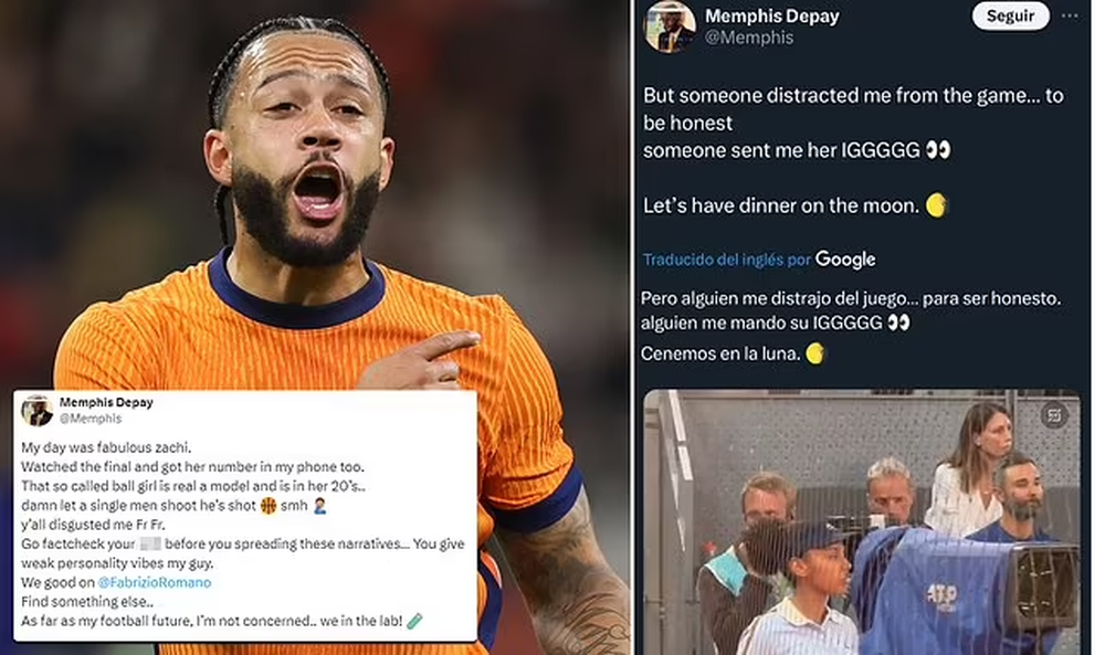 Depay nuk njeh limite: ngacmon vajz&euml;n q&euml; kapte topat e grindet me