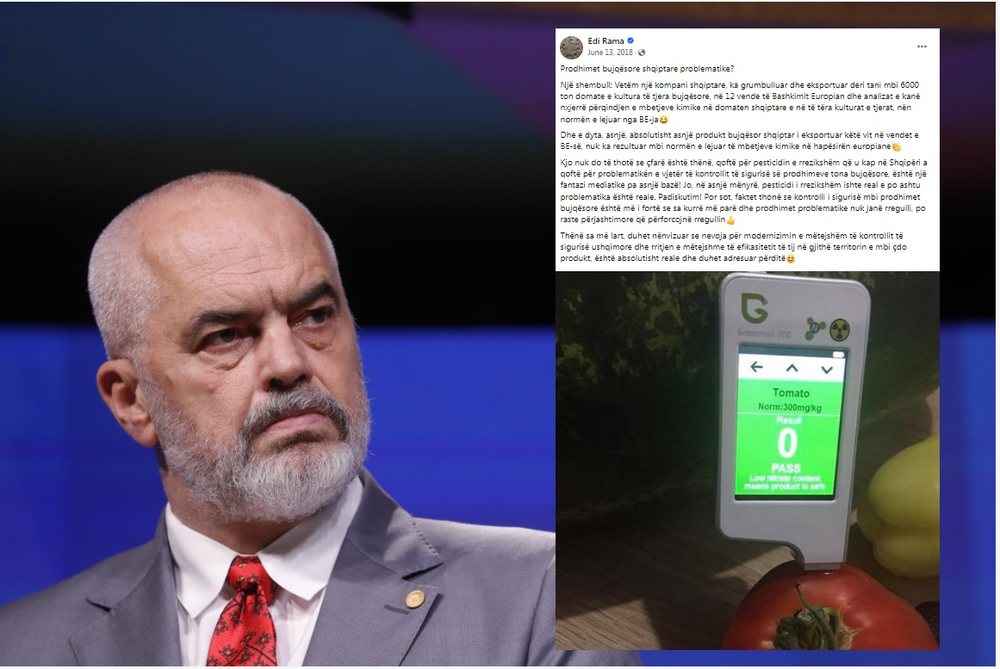 K&euml; t&euml; besojm&euml; p&euml;r ushqimet? Dikur Rama reklamonte aparatin