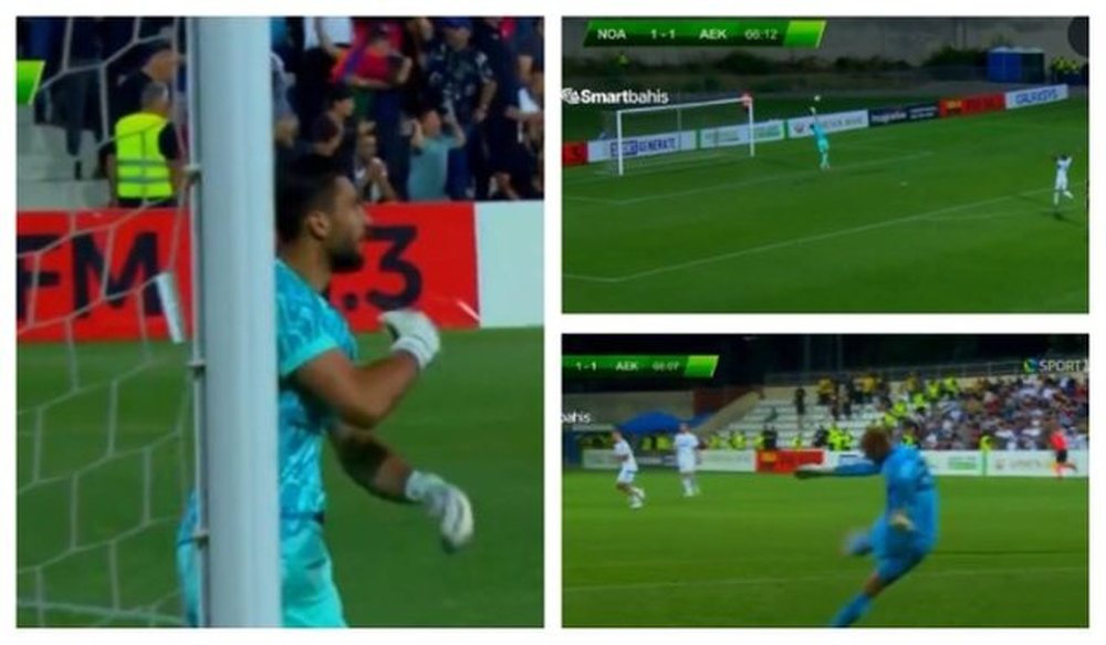 Video/ Strakosha p&euml;soi gol skandaloz nga porta n&euml; port&euml;: