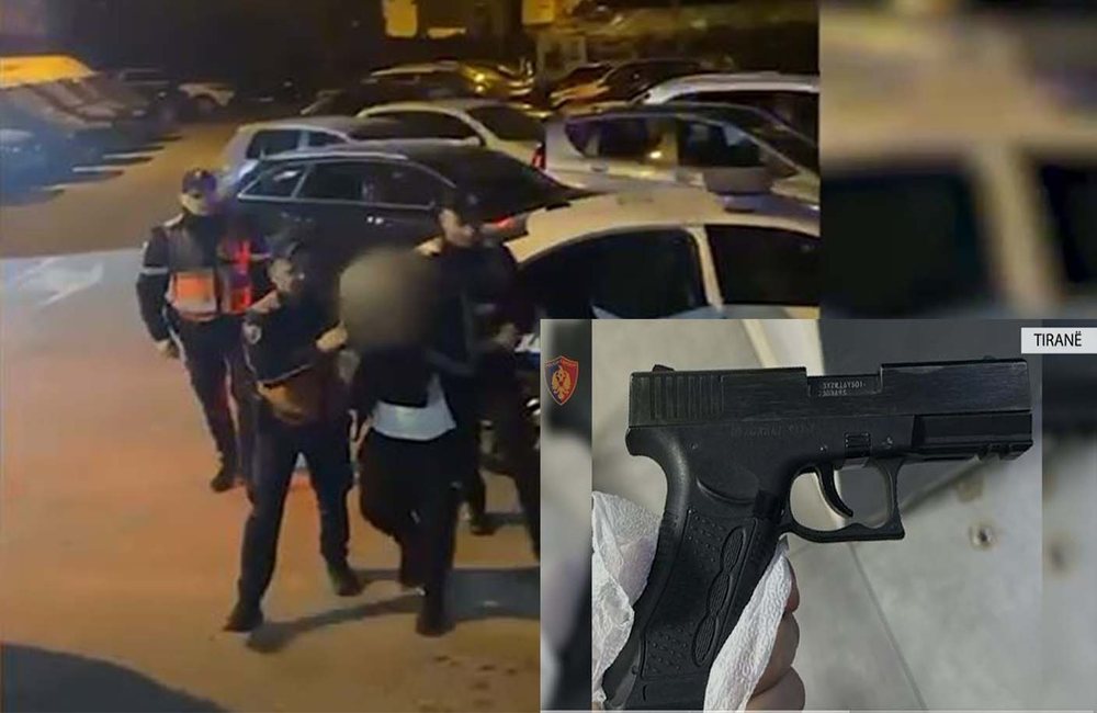 L&euml;vizte me ąrm&euml; dhe me l&euml;nd&euml; narkotike, arrestohet