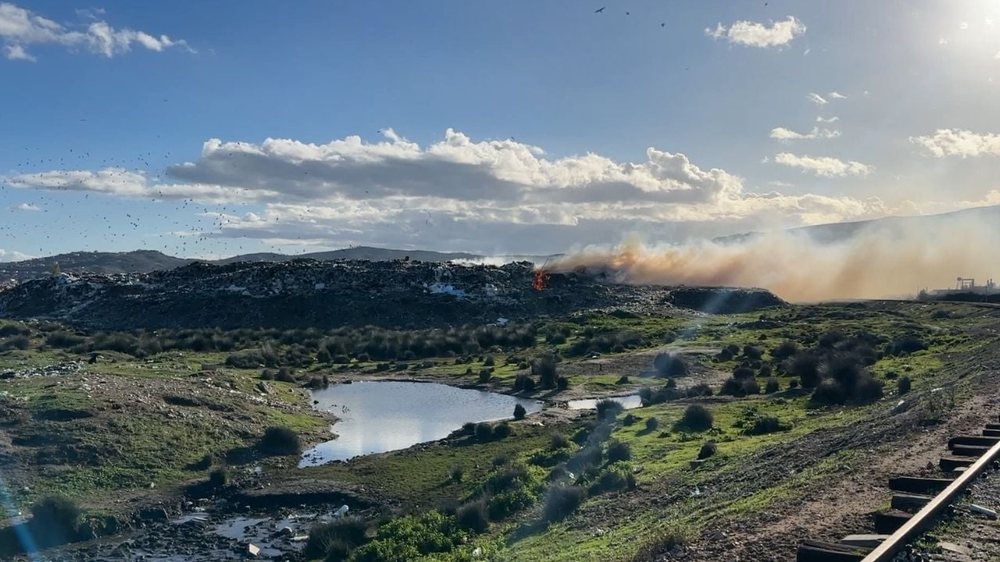 Situat&euml; e p&euml;rs&euml;ritur n&euml; fush&euml;n e mbetjeve urbane