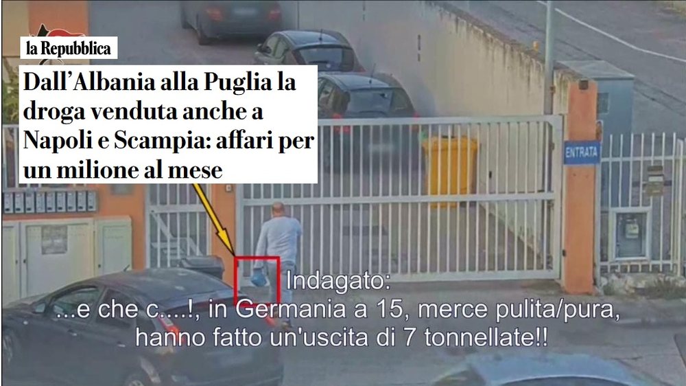Del VIDEO/ Trafik kok&alpha;ine dhe k&alpha;n&alpha;bisi nga Shqip&euml;ria