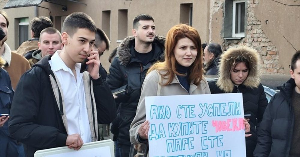 Protestat e student&euml;ve n&euml; Serbi n&euml; syt&euml; e serb&euml;ve nga