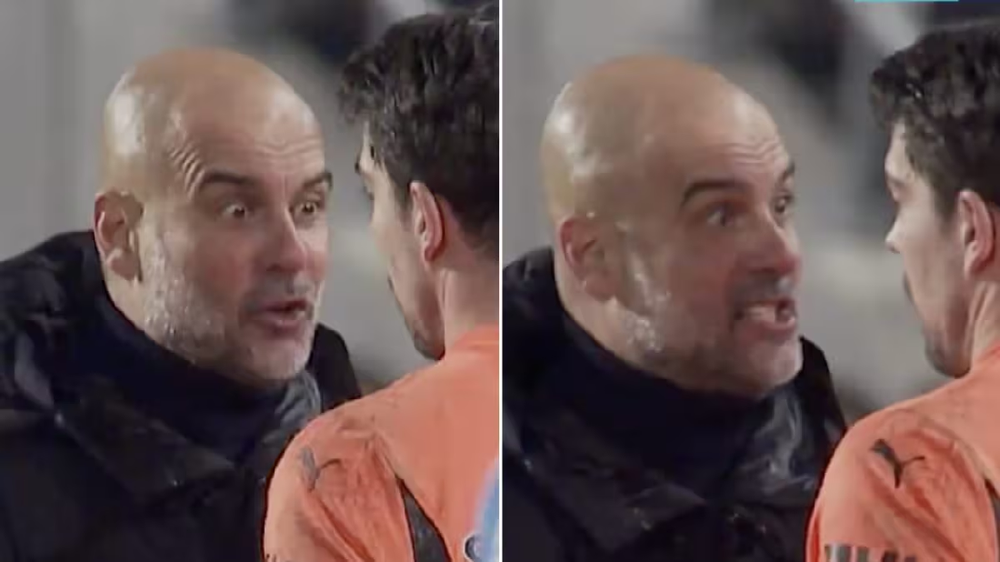 Guardiola i t&euml;rbuar, p&euml;rballet n&euml; fush&euml; me portierin pas
