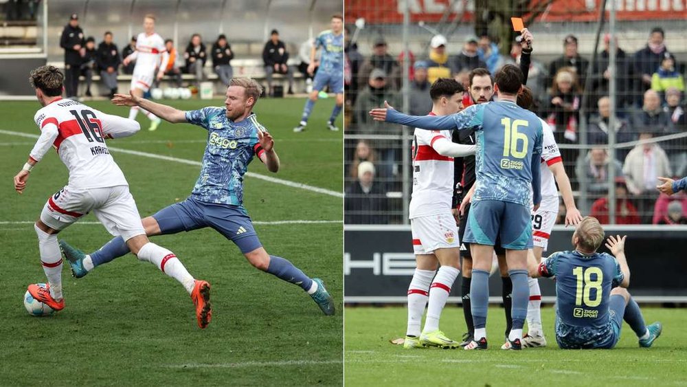 Klaassen mori karton t&euml; kuq, por vazhdoi t&euml; luaj&euml;: