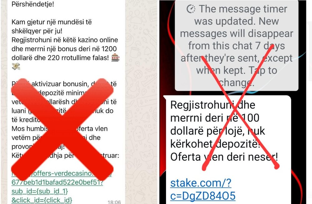 Policia v&euml; alarmin: Kujdes n&euml;se ju vjen ky SMS n&euml; WhatsApp!