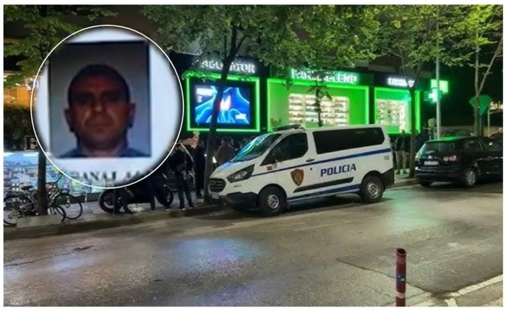 Q&euml;lloi me arm&euml; n&euml; lokalin n&euml; Tiran&euml;, autori ish-kryetar