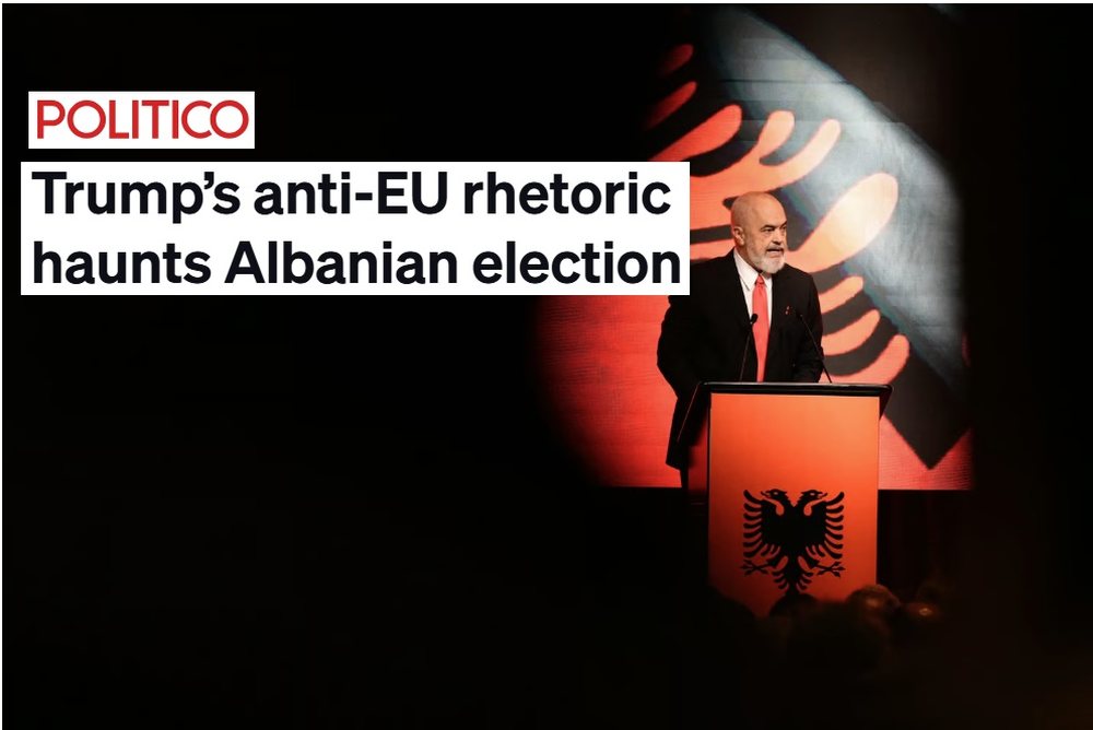 &ldquo;POLITICO&rdquo;: Shqip&euml;ria para zgjedhjeve, n&euml; rrezik nga