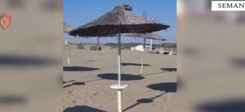 Zaptimi i plazheve, policia heq &ccedil;adra dhe shezlong&euml; nga Semani