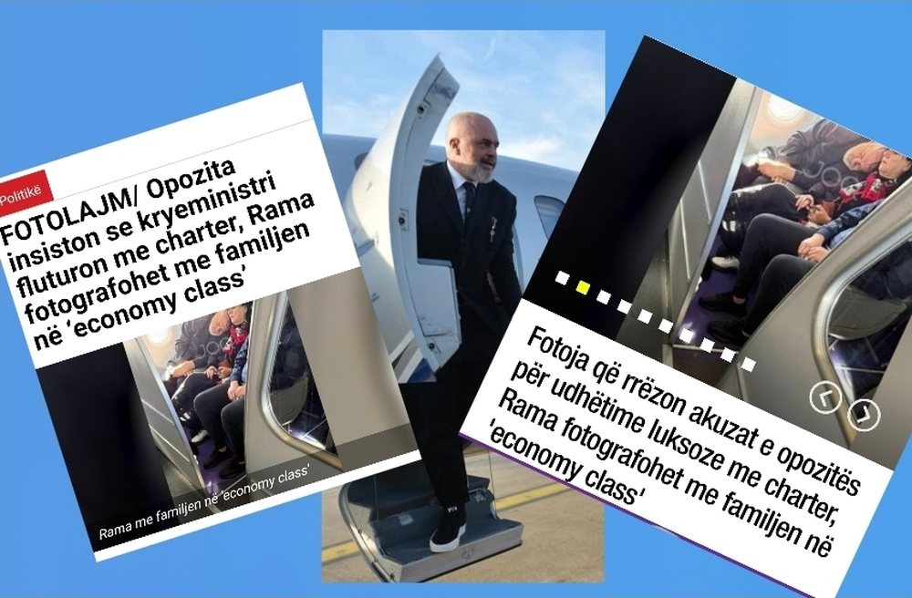 Fotoja alibi se Rama nuk udh&euml;ton me &ccedil;arter