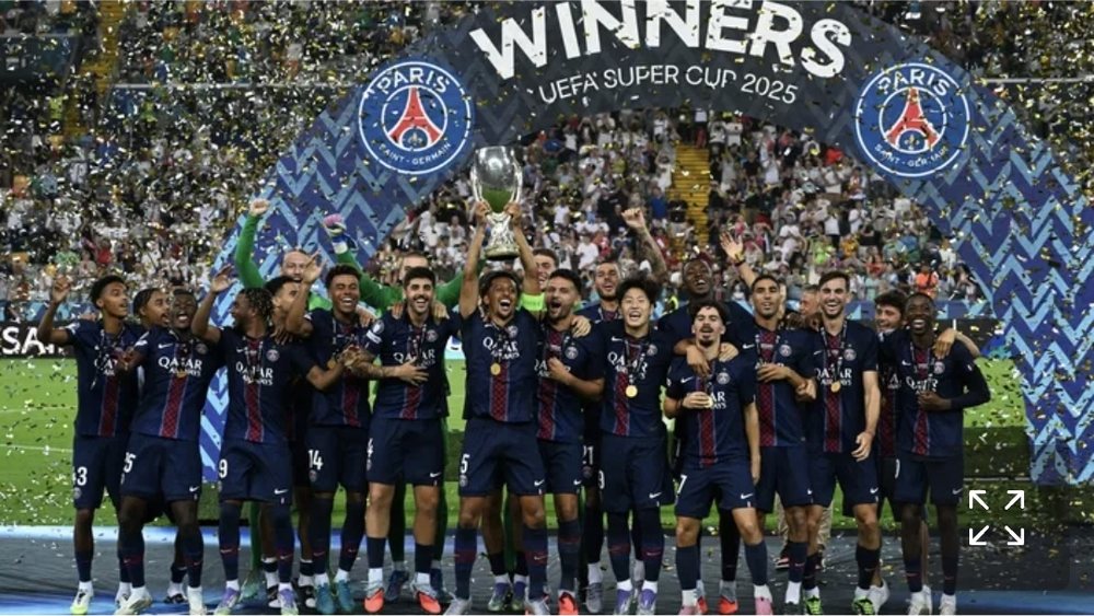 PSG rr&euml;mben dhe superkup&euml;n me p&euml;rmbysje spektakolare