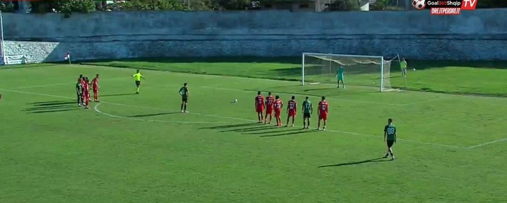 Ndreca humb penallti, Ru&ccedil;i d&euml;non ish-skuadr&euml;n: Egnatia merr