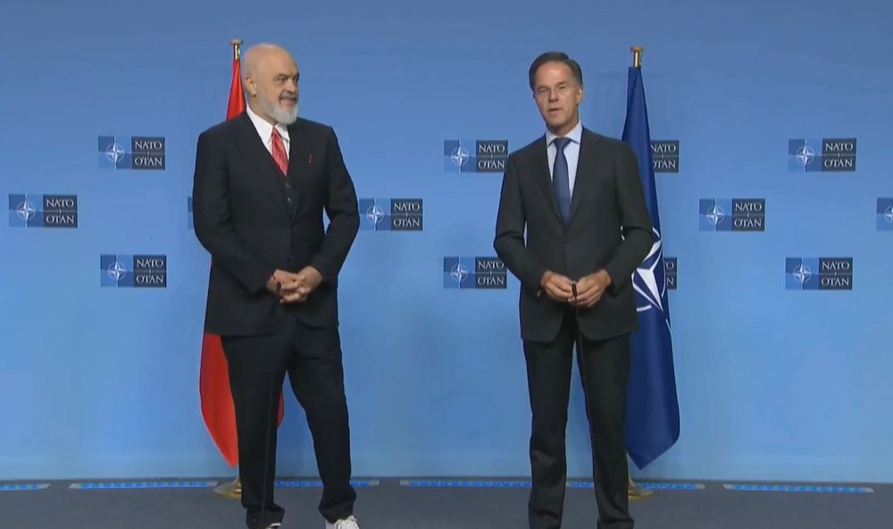 Rama takim me Sekretarin e NATO-s, Rutte: Shqip&euml;ria mund t&euml;