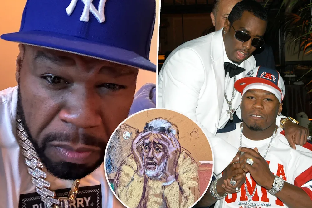 50 Cent sulmon Diddy-n pas d&euml;nimit me burg