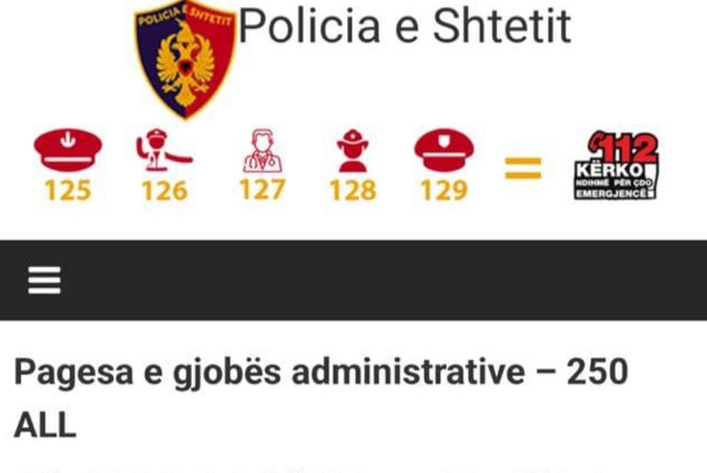 Policia: Kujdes nga SMS mashtruese p&euml;r gjoba automjetesh q&euml;