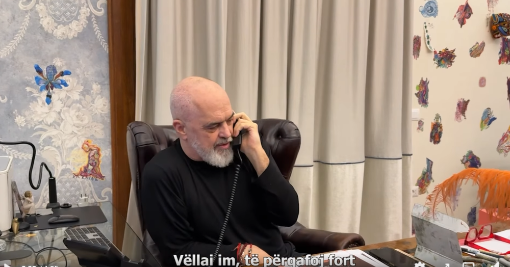 "G&euml;zuar komandant, t&euml; fala shok&euml;ve...", Rama flet me