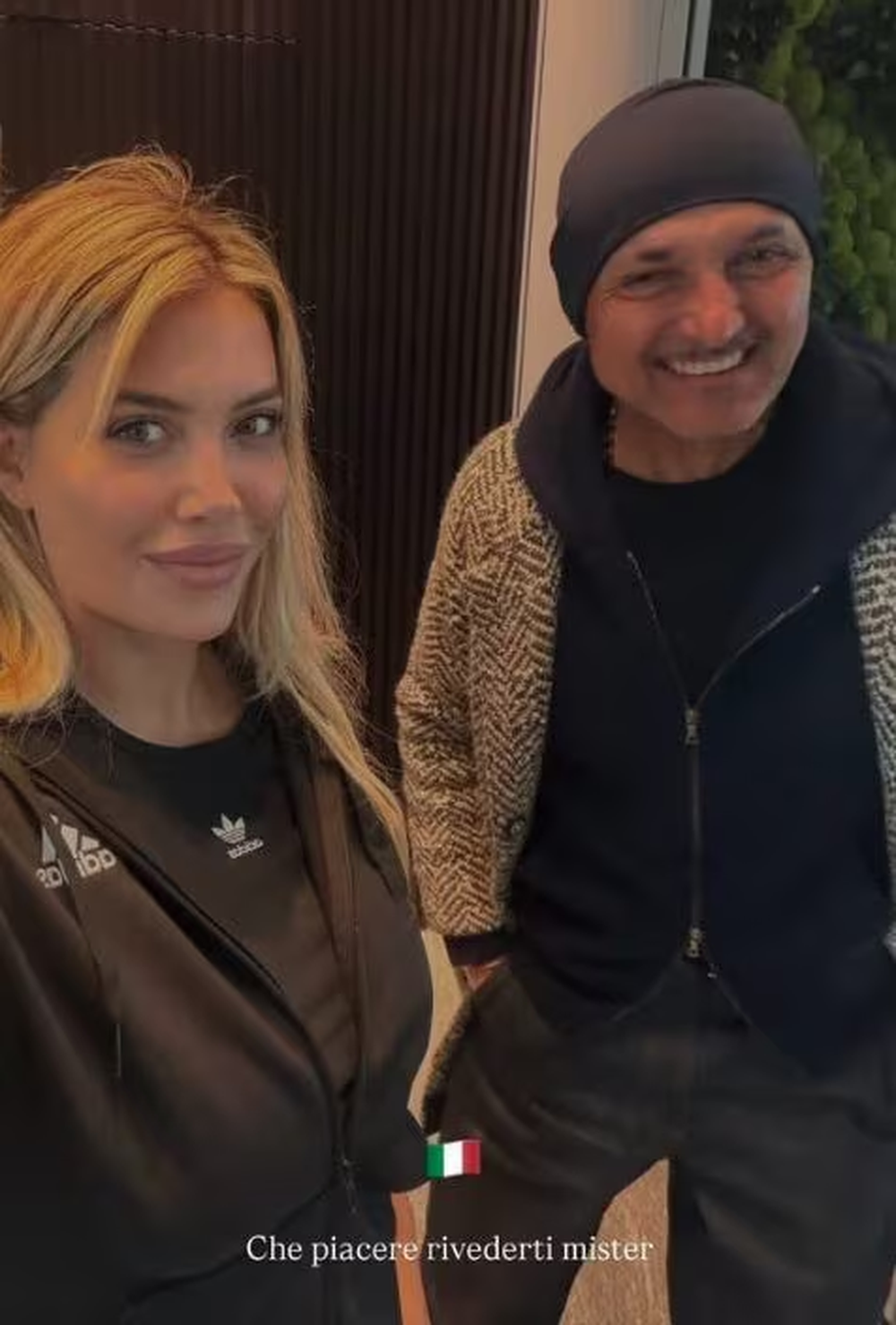 &Ccedil;far&euml; b&euml;jn&euml; bashk&euml; Wanda Nara e Luciano Spalletti: