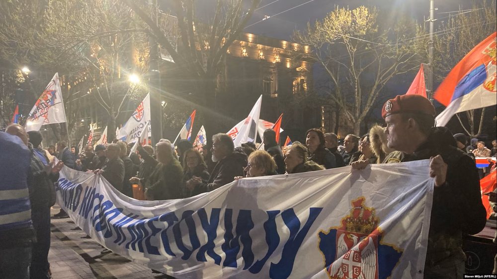Protesta n&euml; Beograd kund&euml;r Ligjit p&euml;r t&euml; huajt n&euml;