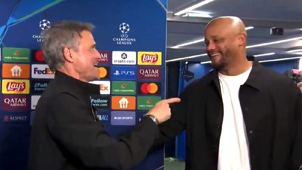 Luis Enrique dhe pyetja plot humor p&euml;r Kompany pas 5-4 n&euml; PSG-Bayern: