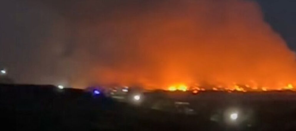 Zjarri masiv n&euml; landfillin e Bushatit/ PD: D&euml;shmi e d&euml;shtimit