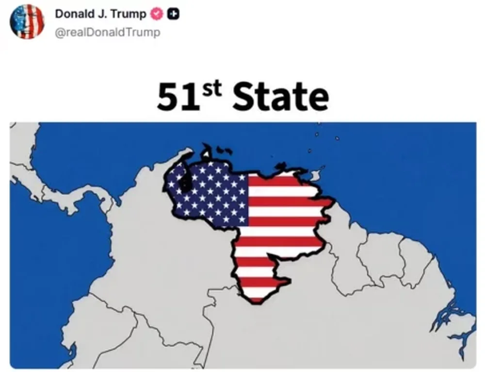Presidenti Trump: Venezuela, shteti i 51-t&euml; i SHBA-s&euml;