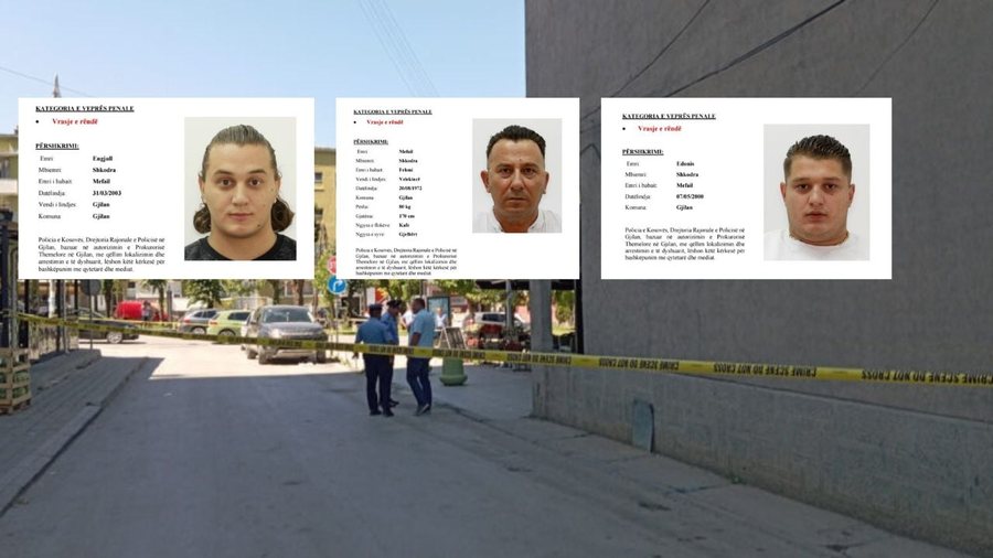 Vrasja e trefishtë në Gjilan/ Policia shpall në kërkim edhe