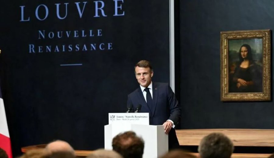 Macron: Mona Lisa do të zhvendoset si pjesë e riparimit të madh