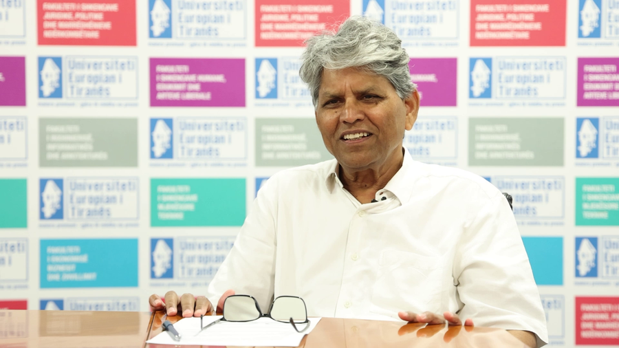 Nga SHBA-ja dhe India në Tiranë/ Profesori i ekonomisë, Krishna K