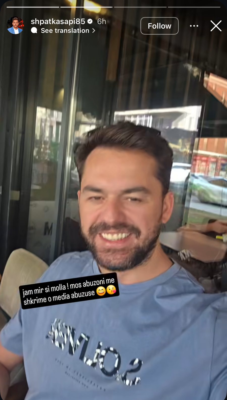 FOTO/ Shpat Kasapi tregon gjendjen pas rrahjes në dasmë: Jam si kokrra